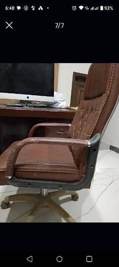 office table with chair