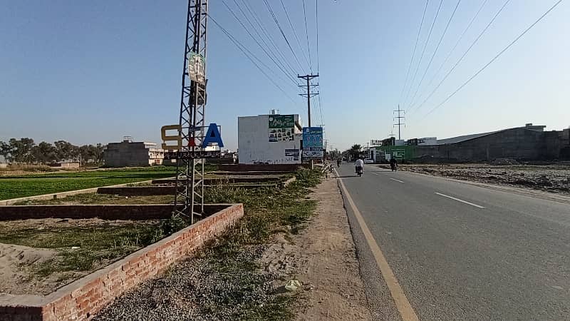 2 Marla Plot Available For Sale In University Road, City Gujrat 1
