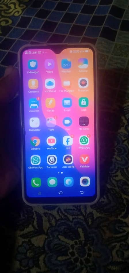 Vivo y 91 Mobile for sell With box not opened not repaied 5