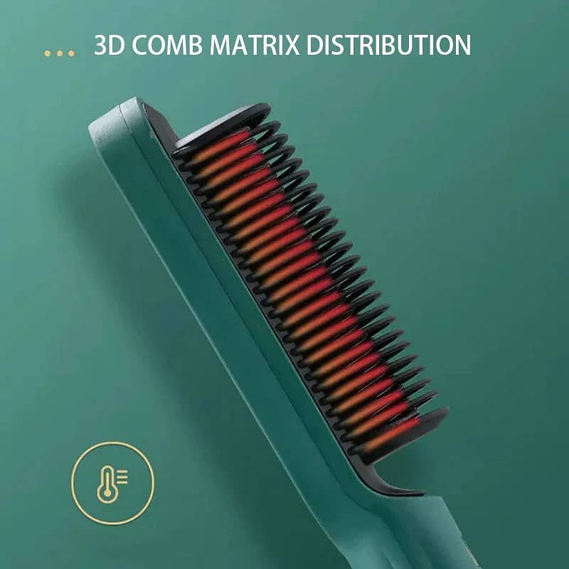 Hot Electric Comb Hair Straightener Brush 2