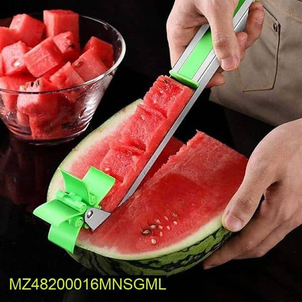 1 pc stainless steel watermelon cutter 0