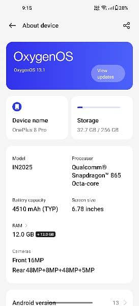 OnePlus 8pro 256gb variant 90fps gaming exchange possible 7
