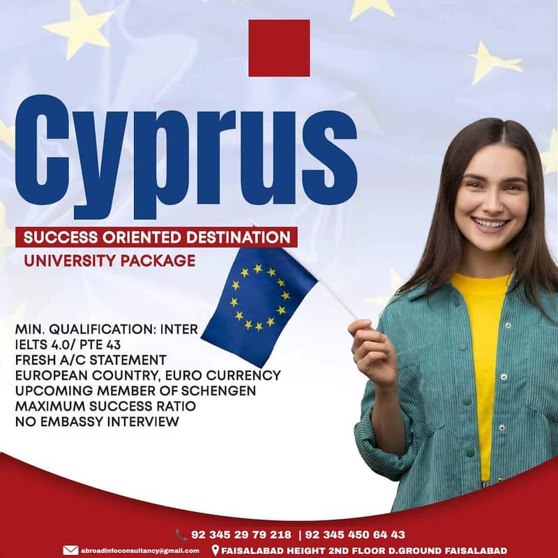Study in europe/cyprus/study visa/cyprus visa/consultancy/study abroad 0