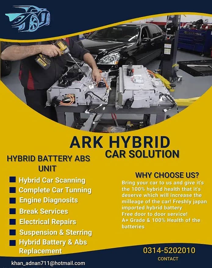 Toyota Prius, Aqua, Axio Hybrid battery. Hybrids batteries and ABS 0