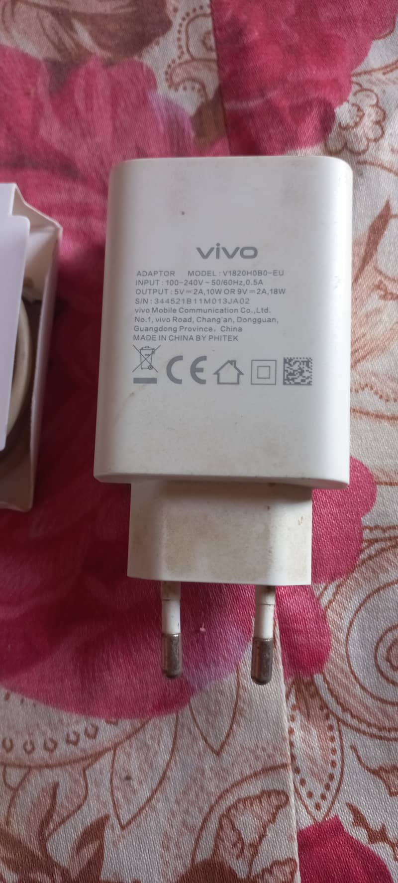 Vivo 18w adapter original 0