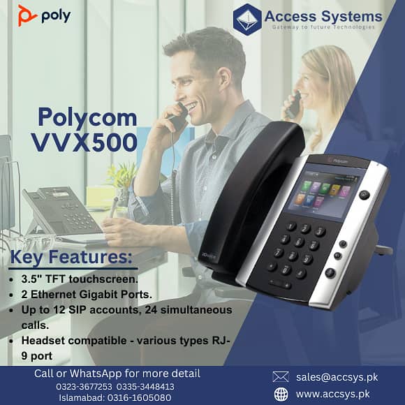 Sip IP Phone Cisco SPA502G SPA504G SPA508 Polycom VVX250 VVX350 VVX450 2