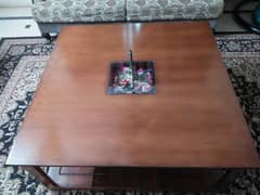 Center solid wood table