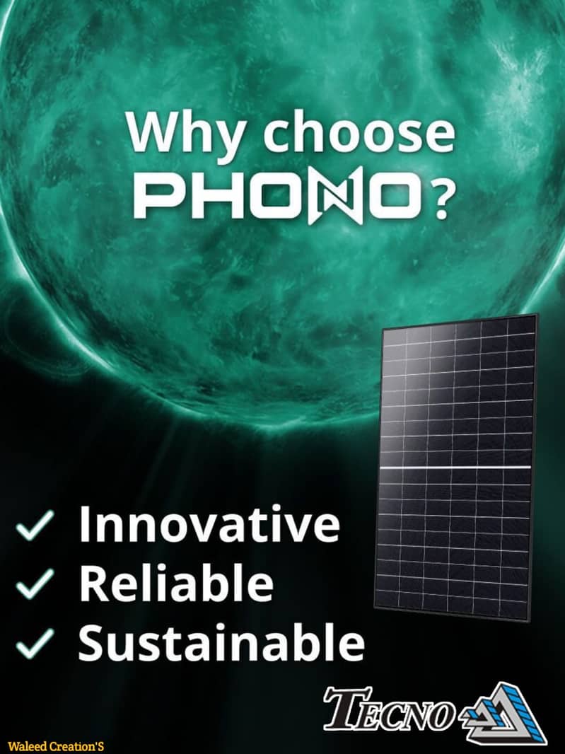 Tecno Phono Solar, Trina , Jinko, Canadian 10