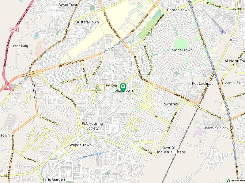 1 Kanal Semi Commercial Plot For Sale In Johar town Lahore 80 Feet Two Way Road Near 150 Feet Road Super Hot Location 0