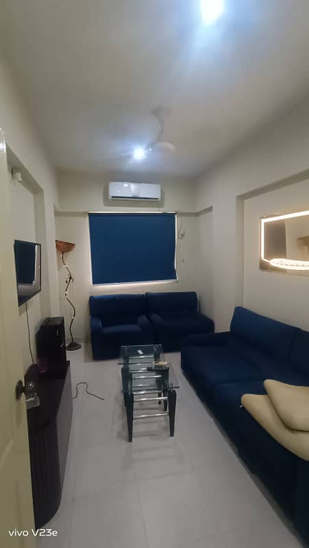 Studio Apartment For Rent Furnished 2Bed lounge 2nd floor available Muslim Comm 7