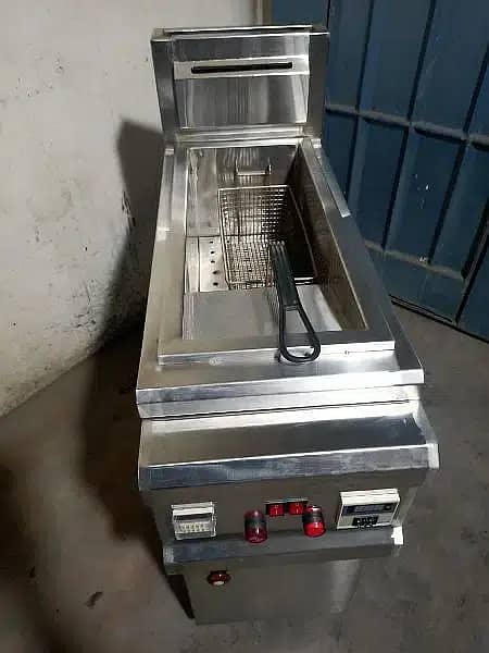 Deep fryer (16) litre Hot Plate/fryer /Display Counter SS Best quality 2