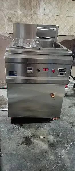 Deep fryer (16) litre Hot Plate/fryer /Display Counter SS Best quality 4