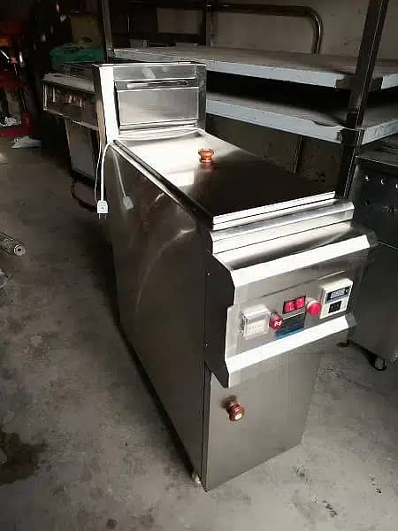 Deep fryer (16) litre Hot Plate/fryer /Display Counter SS Best quality 9