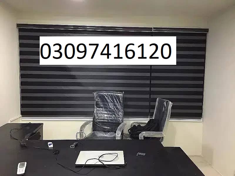 window blinds mini,roller blinds heat block save ac cooling in Lahore 8
