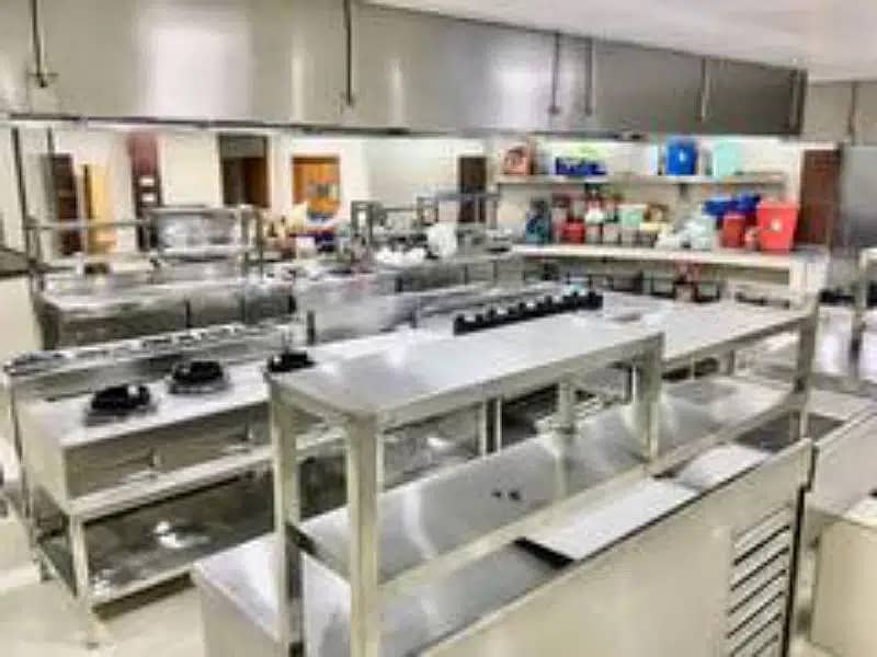 Restaurant Equipments Set up/Kitchen Equipments/Counters/Tables 6