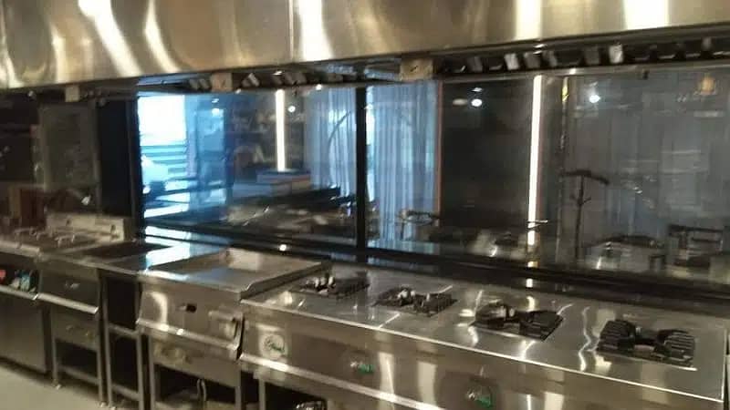 Restaurant Equipments Set up/Kitchen Equipments/Counters/Tables 10