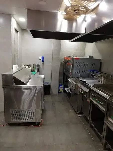 Restaurant Equipments Set up/Kitchen Equipments/Counters/Tables 14
