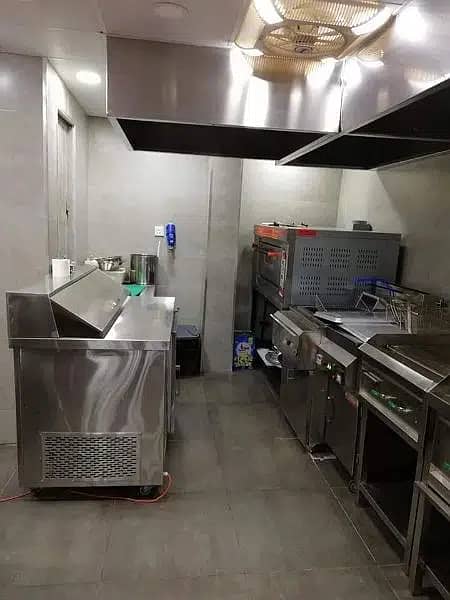 Restaurant Equipments Set up/Kitchen Equipments/Counters/Tables 16