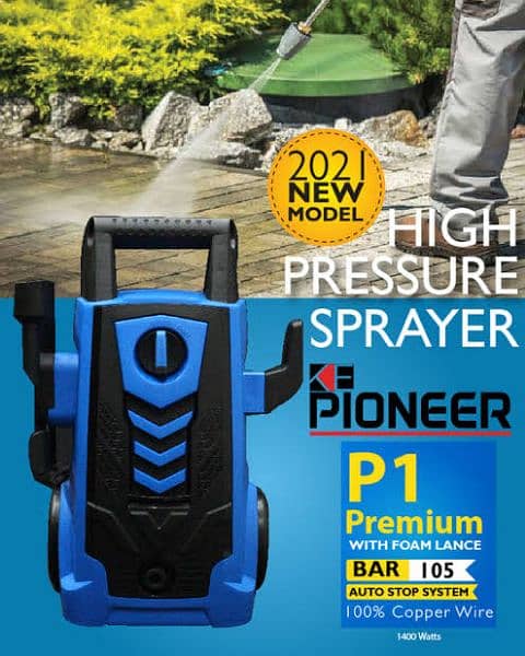 Pioneer P1 Car Pressure Washer 1