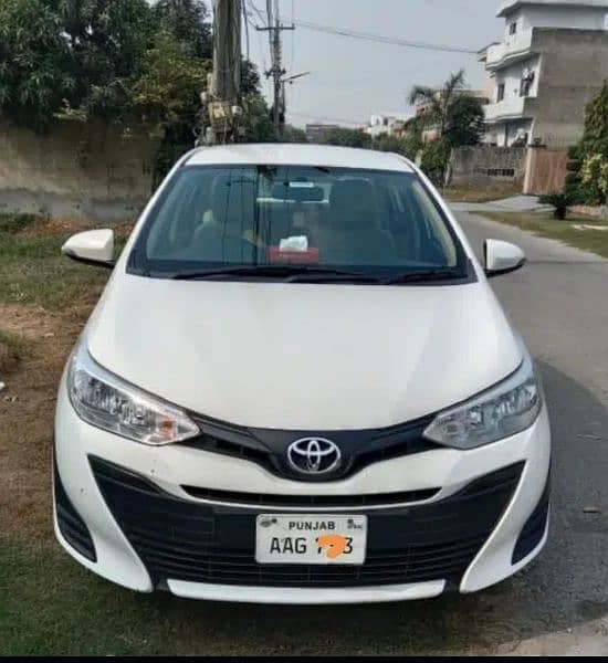TOYOTA. Yaris for rent without Driver/ self drive/ car rental Lahore 3
