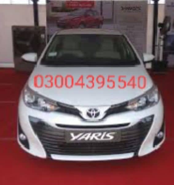 TOYOTA. Yaris for rent without Driver/ self drive/ car rental Lahore 2