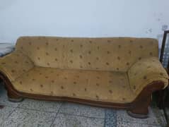 pure sheeshm wood king size sofa 6 seater 0