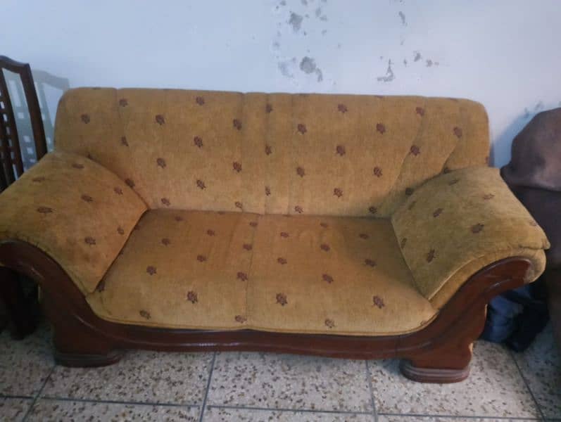 pure sheeshm wood king size sofa 6 seater 2