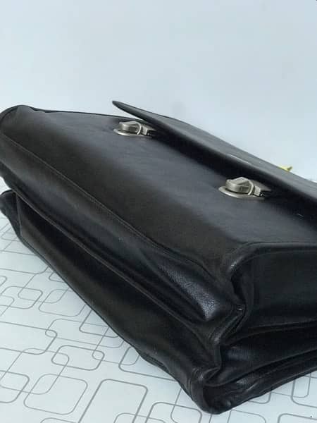 Imported leather laptop bag / Office bag / Documents bag 3