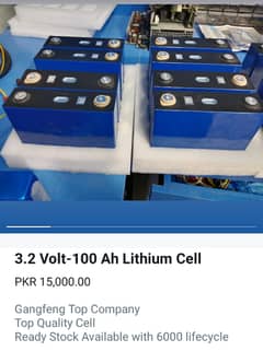 Lithium battery cell for sale 0