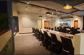 Hot Deal : 3000 Sqft Furnished Call Centre / Office / Software House In Pechs / Shahrah e Faisal At Low Rent.