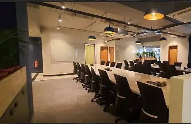 Hot Deal : 3000 Sqft Furnished Call Centre / Office / Software House In Pechs / Shahrah e Faisal At Low Rent. 0