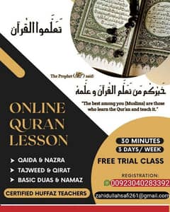 Online Quran teacher available