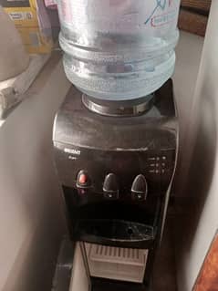 Water dispenser black with refrigerator