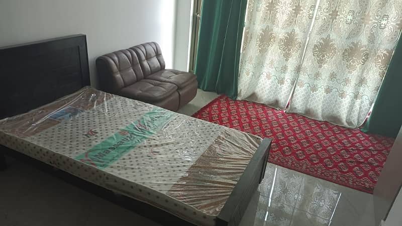 2 marla 1 bedroom furnished flat for rent in banker society c block 1