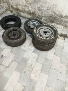 Mehran 12 size Rims Tyres