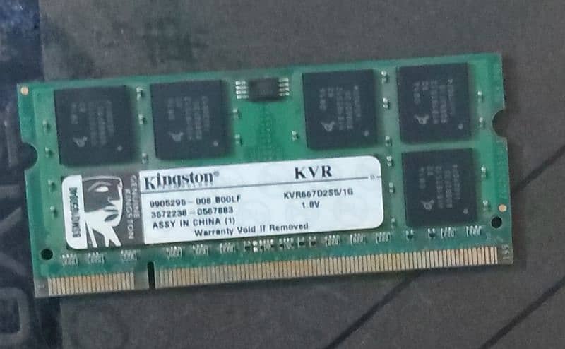 Laptop RAM 1 GB PC 2, DDR 2 1