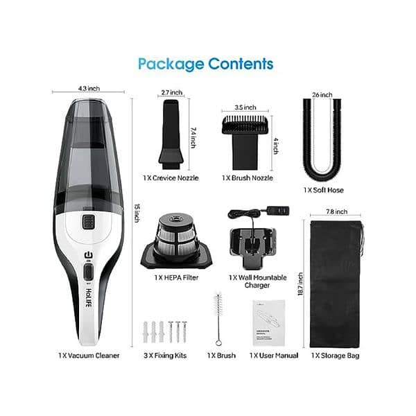 holifee vacuum cleaner rechargeable Call Call:03453179146 2