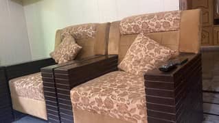 5 Seater Sofa Set With Dewan