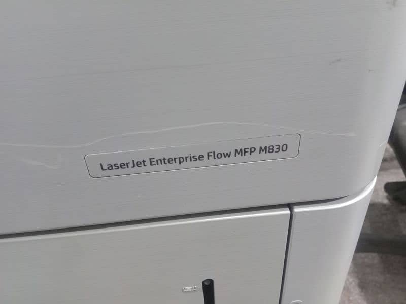 hp laser jet Enterprise flow MFP M830 all in one printer 0
