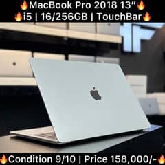 MacBook Pro 2018 256GB 16GB Intel Core i5 13 Inch 2016 2019 2020