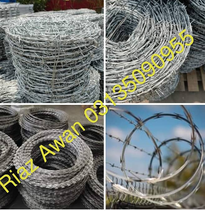 Chainlink fence / Razor Wire / Barbed Wire Security Fence Weld mesh 0
