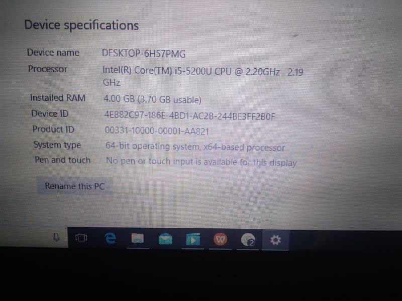 core i5 6 generation think pad 4 gb ram 10 by 10 conditions 2