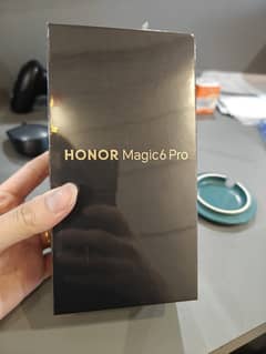 Brand new box pack honor magic 6pro black 12/512 global model 310k