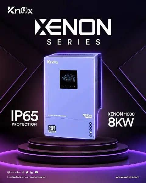 Knox Xenon Hybrid Inverter 8KWH Pure Voltronic 0