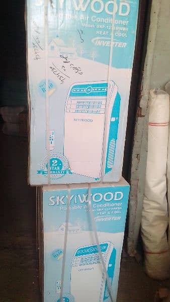 SKYWOOD PORTABLE AC ENERGY SAVER DC INVERTER HEAT AND COOL 1 TONE 0