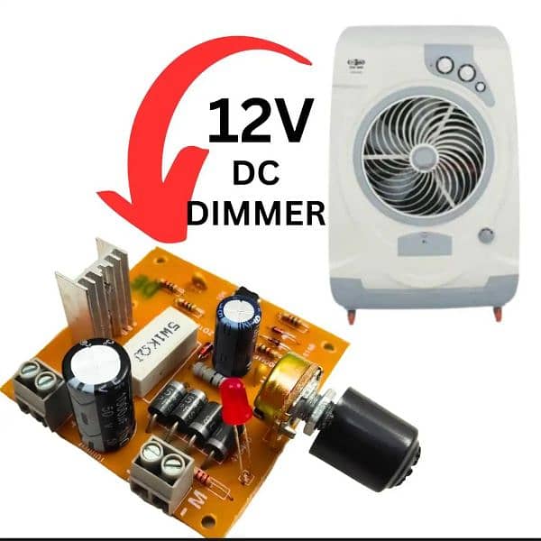 12V 10A High Power DC Car Fan Speed Controller / Dimmer | 3