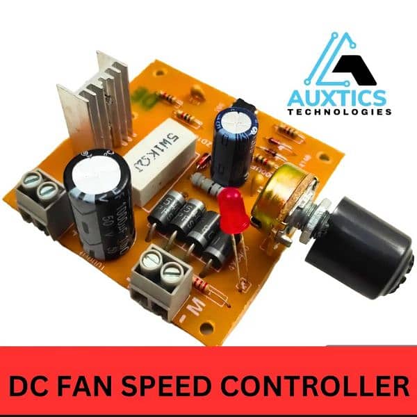 12V 10A High Power DC Car Fan Speed Controller / Dimmer | 4