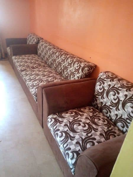 7 seater sofa set (used) 0