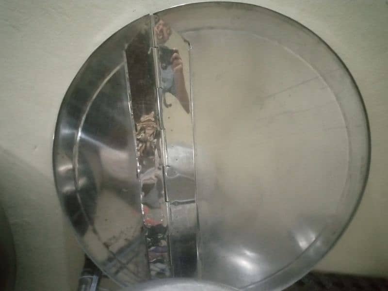 Big size 3.5 foot chanay Wala new steel  patila 0