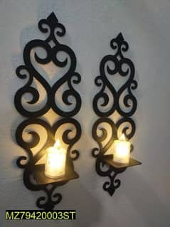 candle holder 2 pcs / all Pakistan cash on delivery